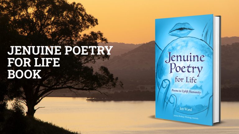 Thumbnail image of the Jenuine Poetry for Life product catalog featuring a 3D image of the book cover